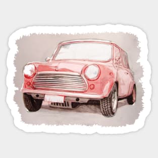 Classic Mini Red Sticker